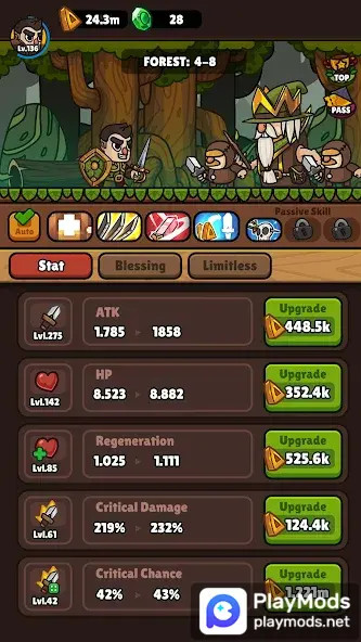 Idle RPG Adventure HeroMod  Apk v1.0.22(MENU MOD)