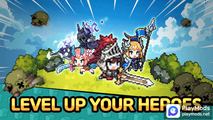 Unknown Knights: Pixel RPGMod  Apk v1.0.76(No Ads)