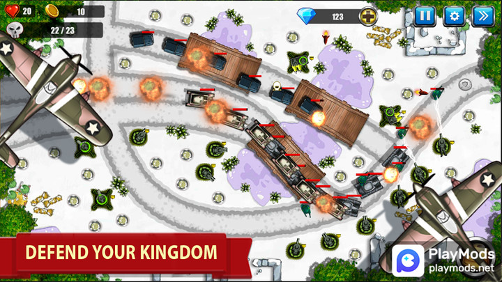 TD - War Strategy GameMod  Apk v2.2.50(MENU MOD)