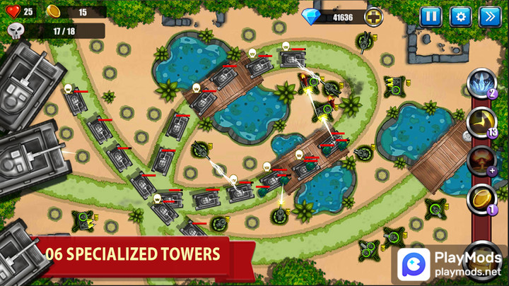 TD - War Strategy GameMod  Apk v2.2.50(MENU MOD)