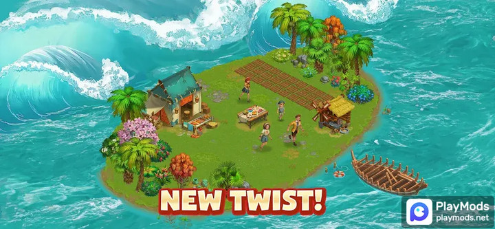 Family Farming: My Island HomeMod  Apk v1.3.52(MENU MOD)