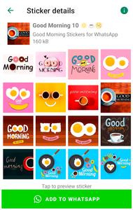 Good Morning Stickers