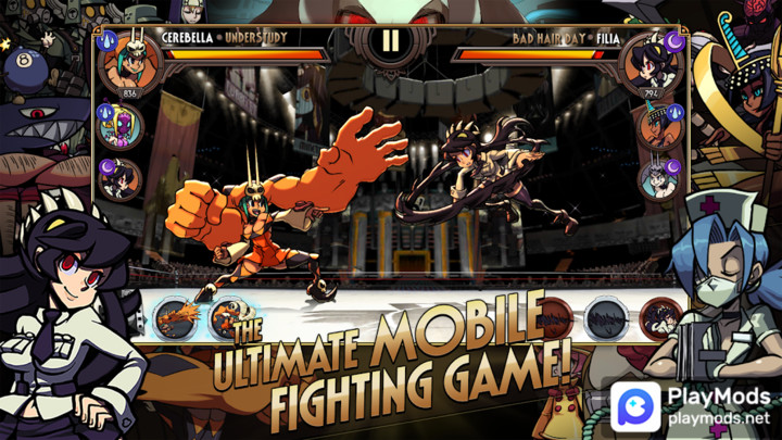 Skullgirls: Fighting RPGMod  Apk v6.1.0(Unlimited skills)