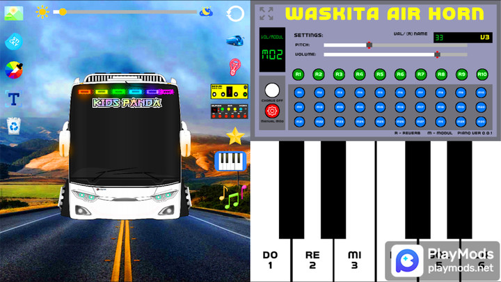 Bus Telolet Basuri PianikaMod  Apk v3.0(No Ads)