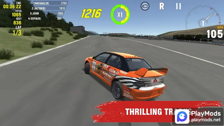 Drift 2 RaceMod  Apk v1.0(Unlimited gold coins)