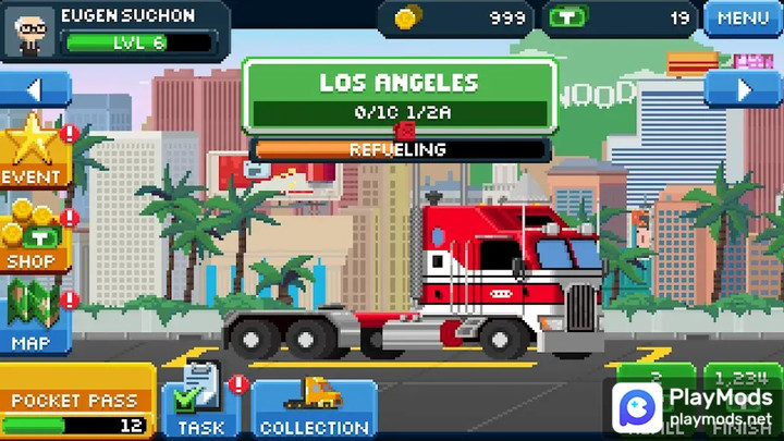 Pocket Trucks: Route EvolutionMod  Apk v0.8.14(Unlimited Money)