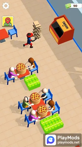 Idle Pizza RestaurantMod  Apk v1.23(No Ads)