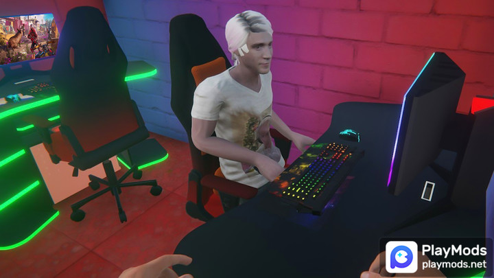 Internet Gamer Cafe Sim 2023Mod  Apk v1.1.1(No Ads)