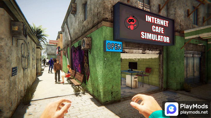 Internet Gamer Cafe Sim 2023Mod  Apk v1.1.1(No Ads)