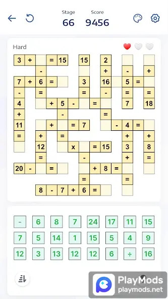 Crossmath - Math Puzzle GamesMod  Apk v2.11.0(Lots of tips.)
