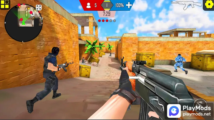 Gun Strike: FPS Attack ShooterMod  Apk v17.8(No ads)