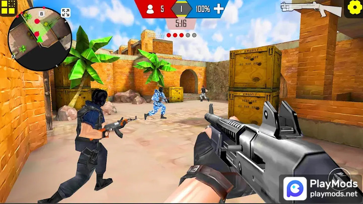 Gun Strike: FPS Attack ShooterMod  Apk v17.8(No ads)