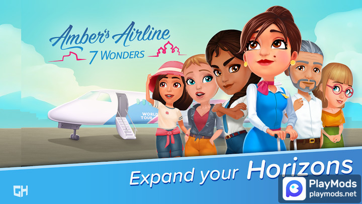 Amber's Airline - 7 WondersMod  Apk v3.3.1(full game)