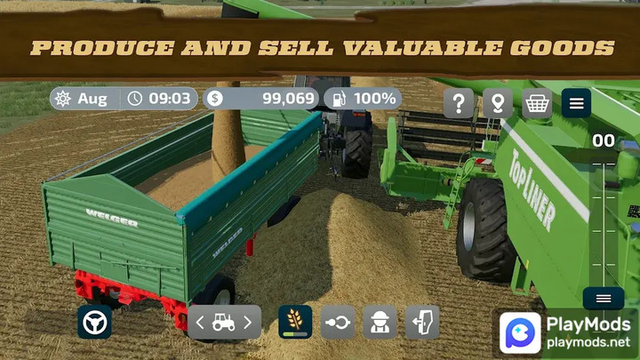 Farming Simulator 23 NETFLIXMod  Apk v0.0.0.13.netflix(The shop vehicle price is 0)