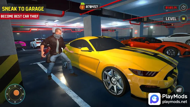 Car Thief Robbery SimulatorMod  Apk v1.4(Unlimited money)