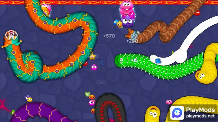 Worm Hunt - Snake game iO zoneMod  Apk v3.5.4(mode Menu)