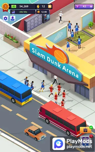 Idle Basketball Arena TycoonMod  Apk v1.1.0(No Cost)