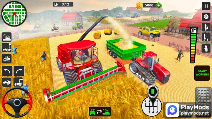 Real Tractor Driving GamesMod  Apk v1.29(Unlock all levels)