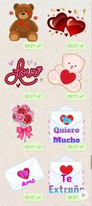 stickers de amor para whatsap