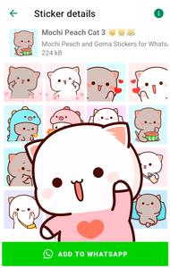 Mochi Cat Stickers WASticker