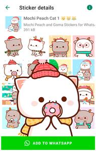 Mochi Cat Stickers WASticker