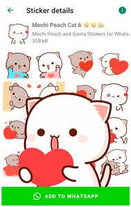 Mochi Cat Stickers WASticker