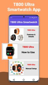 T800 Ultra Smartwatch App Hint