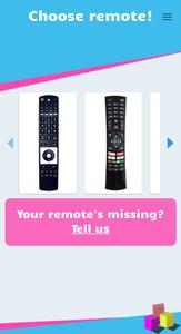 Remote for Finlux Smart TV