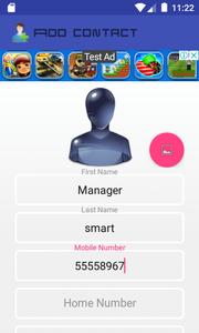 Smart contacts manager