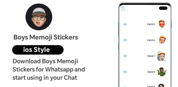 Boys Memoji Stickers