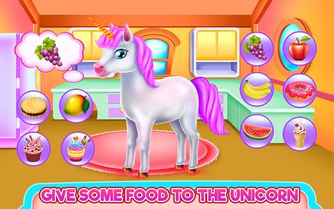 Cute Unicorn Caring & Dressup