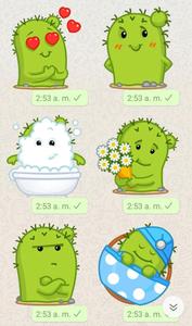 stickers para whatsap Cactus