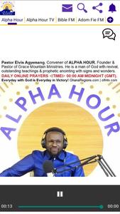 Alpha Hour & Ghana FM Radio TV