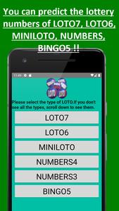 Loto prediction machine