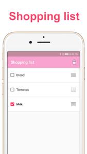 Shopping List - grocery notes