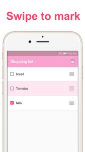 Shopping List - grocery notes