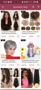 Human Hair Wigs shopping app