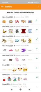 New Year Stickers for WhatsApp