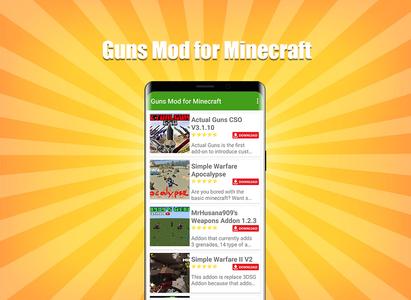 Guns Mod for Minecraft