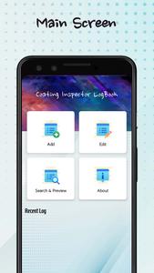 Coating Inspector Log Book