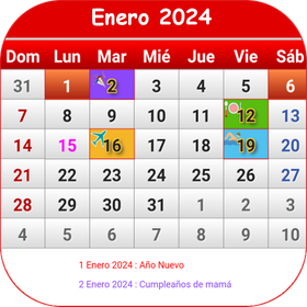 Puerto Rico Calendario 2024