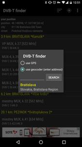 DVB-T finder