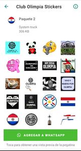 Club Olimpia Stickers