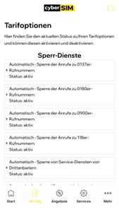 cyberSIM Servicewelt