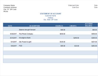 Blank Invoice Templates