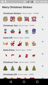 Merry Christmas Stickers