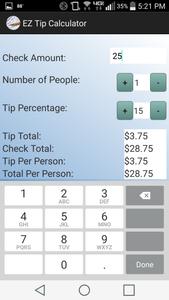 EZ Tip Calculator