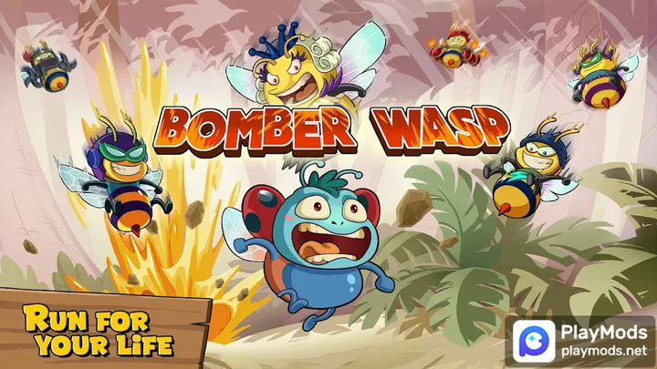 Bomber WaspMod  Apk v1.1.2(Unlimited Money)