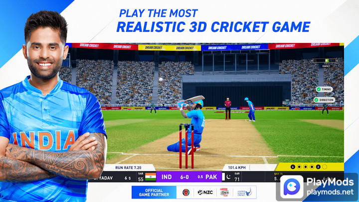 Dream Cricket 2024Mod  Apk v1.4.17(Speed change)