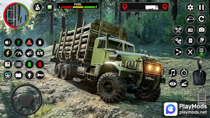 4x4 Truck driving offroad 2023Mod  Apk v1.4(Speed change)